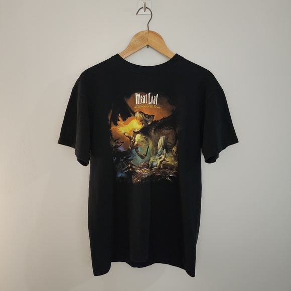 Vintage x Meatloaf BAT OUT OF HELL 3, THE MONSTER IS LOOSE TOUR T-shirt - Picture 4 of 8